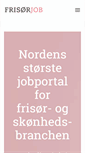 Mobile Screenshot of frisorjob.dk